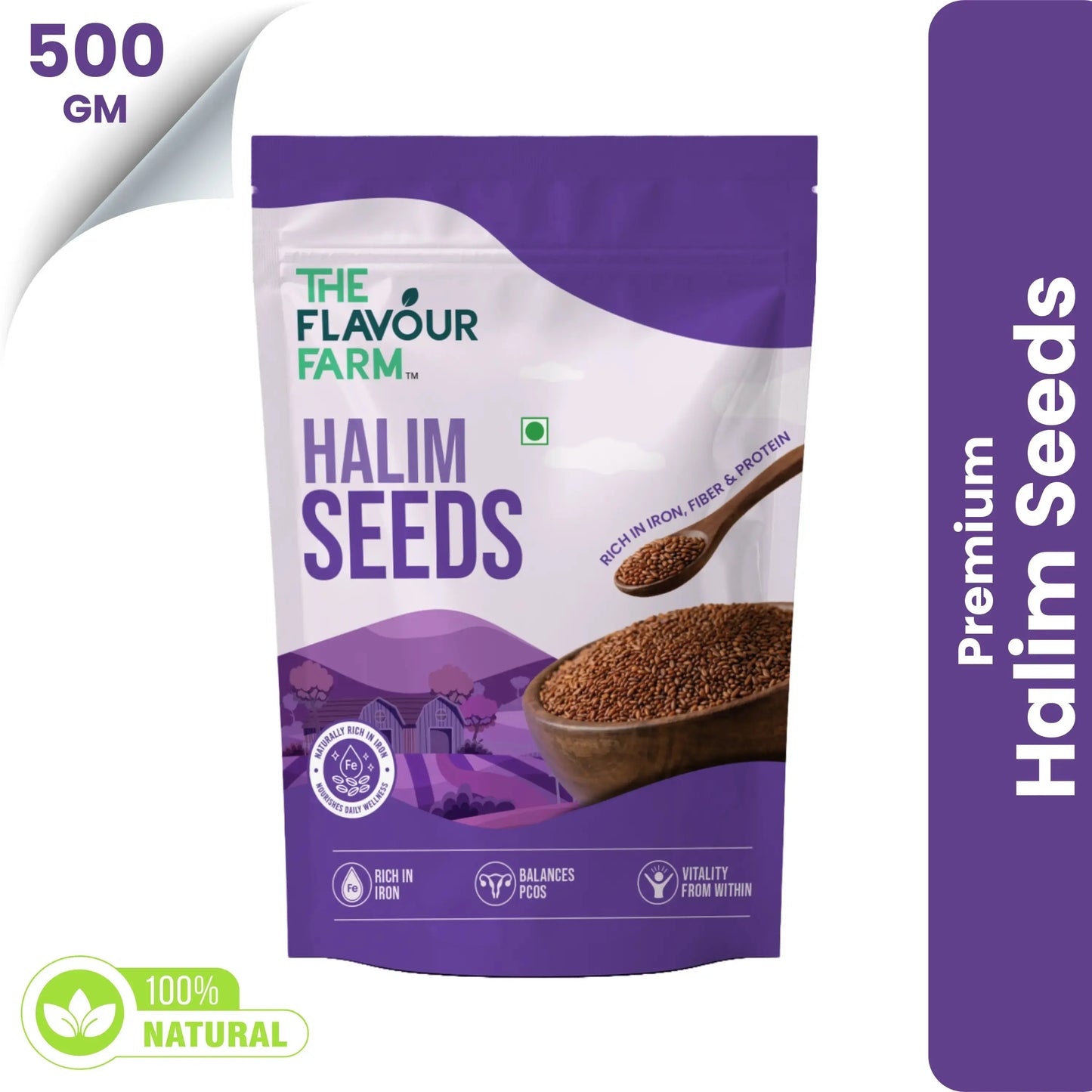 The Flavour Farm Halim Seeds | Garden Cress Seeds