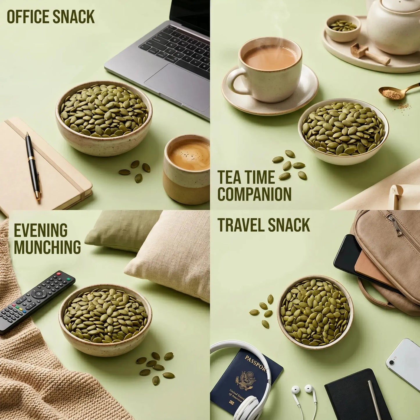 The Flavour Farm Roasted & Salted Pumpkin Seeds | High in Protirn, Magnesium,Zinc | 250g Pouch