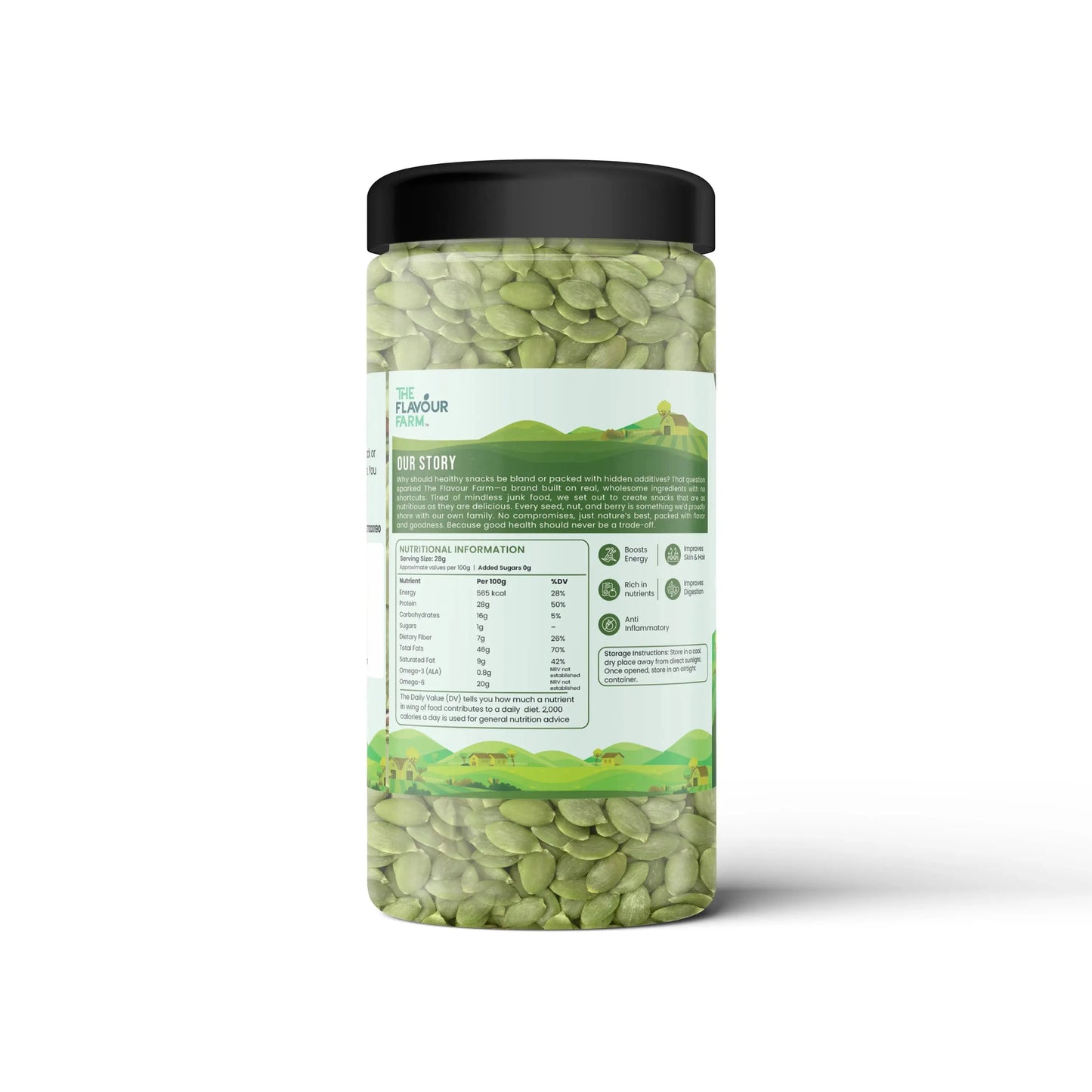 Pumpkin Seeds (500g Jar) Product vendor